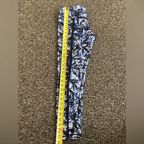 Lululemon Athletica Blue Abstract Leggings - Picture 10 of 15